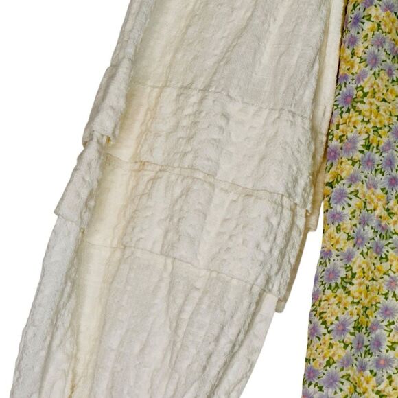 Lost Ink floral mini retro dress from ASOS size 8 pastel cotton puff sleeves - Picture 12 of 15